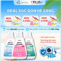 COMBO 2 CHAI Nước Rửa Mắt Multi B Eye Wash, Bổ Sung Độ Ẩm Cho Mắt 300ml
