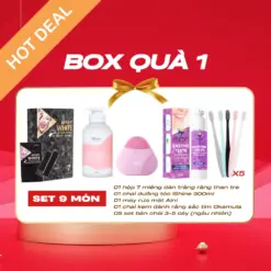 BOX QUÀ 1 -  250K: Set 9 món chăm sóc cơ thể toàn diện