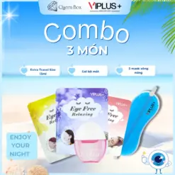 Set chăm sóc mắt toàn diện: 1 Gel Bịt Mắt + 1 Extra Travel Size 13ml + 3 Mask Xông Hơi Mắt Nóng ENJOY YOUR NIGHT