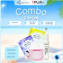 Set chăm sóc mắt toàn diện : 1 Eye Serum 10ml + 1 Extra Travel Size 13ml + 2 Mask Xông Hơi Mắt Nóng ENJOY YOUR NIGHT