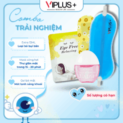 Combo TRẢI NGHIỆM  : 1 Extra Travel Size VIPLUS+ 13 ml + 1 Gel bịch mắt + 1 Mask xông hơi mắt nóng