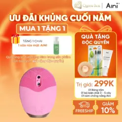 AINI Máy rửa mặt tạo bọt tự động Auto Foaming làm sạch da hiệu quả 5 chế độ rung AINI COLLECTION