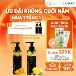 ANRIEA - Kem Đánh Răng Tinh Dầu Hương Cam/Chanh