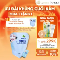 ANRIEA -Hộp 7 Miếng Dán Trắng Răng Anriea Bạc Hà