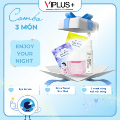 Set chăm sóc mắt toàn diện : 1 Eye Serum 10ml + 1 Extra Travel Size 13ml + 2 Mask Xông Hơi Mắt Nóng ENJOY YOUR NIGHT
