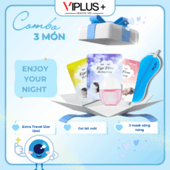Set chăm sóc mắt toàn diện: 1 Gel Bịt Mắt + 1 Extra Travel Size 13ml + 3 Mask Xông Hơi Mắt Nóng ENJOY YOUR NIGHT