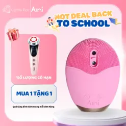 AINI Máy rửa mặt tạo bọt tự động Auto Foaming làm sạch da hiệu quả 5 chế độ rung AINI COLLECTION
