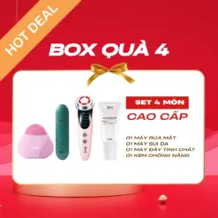 BOX QUÀ 4 - 180K: Set 4 món chăm sóc da chuẩn SPA AINI