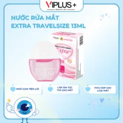 Nước Rửa Mắt Travel Size VIPLUS+ 13ml - Multi B Eye Wash Extra Hỗ Trợ Làm Sạch Mắt, Cấp Ẩm Lens