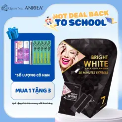ANRIEA - Hộp 7 Miếng Dán Trắng Răng Anriea Black Tooth Whitening
