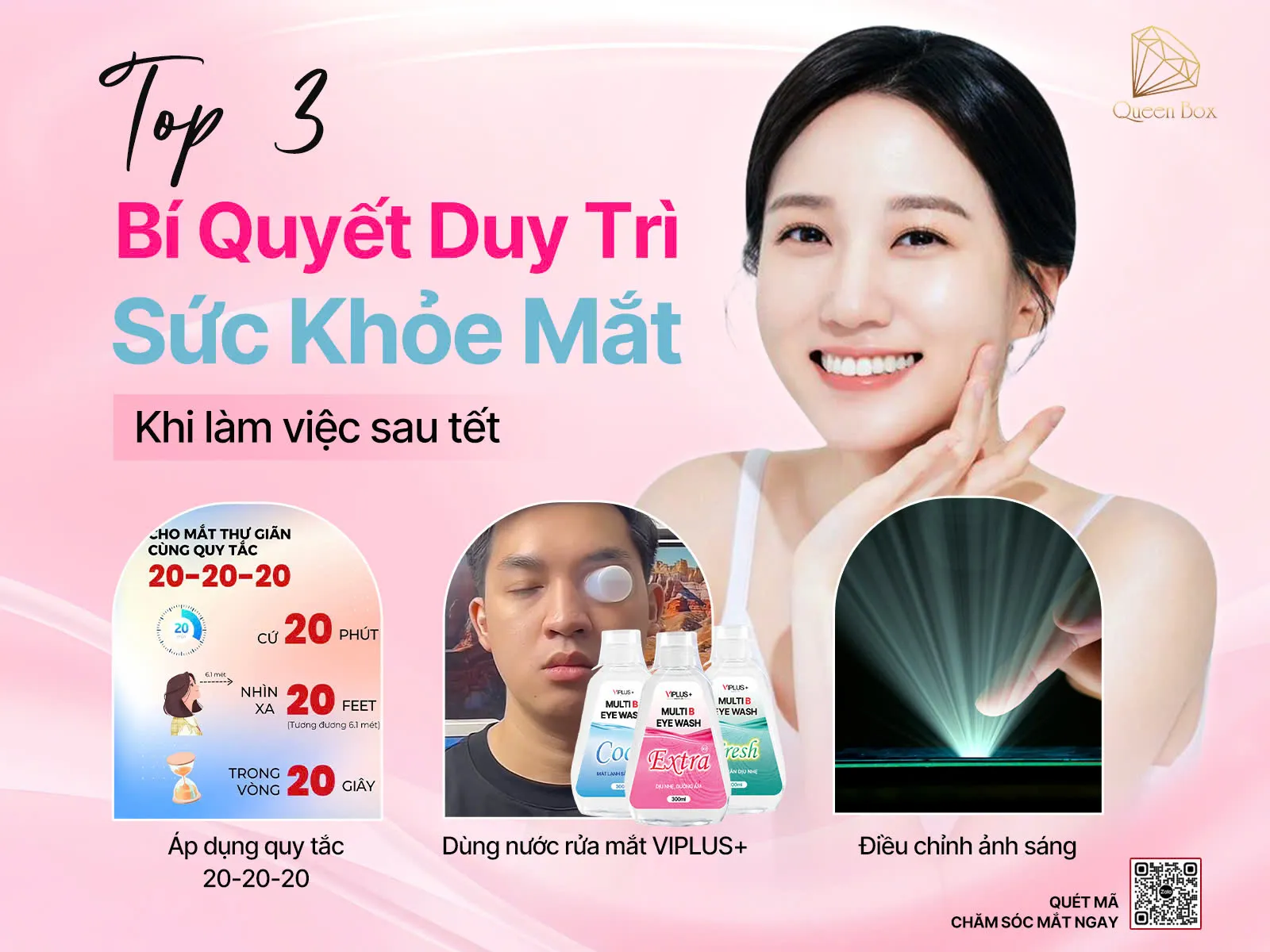 Top 3 Bí Quyết Duy Trì Sức Khỏe Mắt Khi Làm Việc Sau Tết